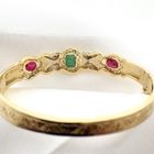 Image 6 of 18K Gold Oriental Slave Bracelet | Ø 60 mm