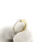 Image 7 of Two-tone gold ring with diamond | 0.17 ct.