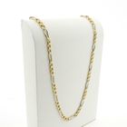 Image 3 of Two-tone gold Figaro link chain
