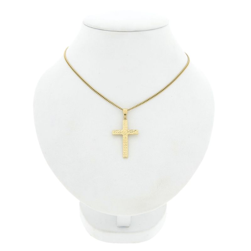 Image 3 of Gold pendant of a cross