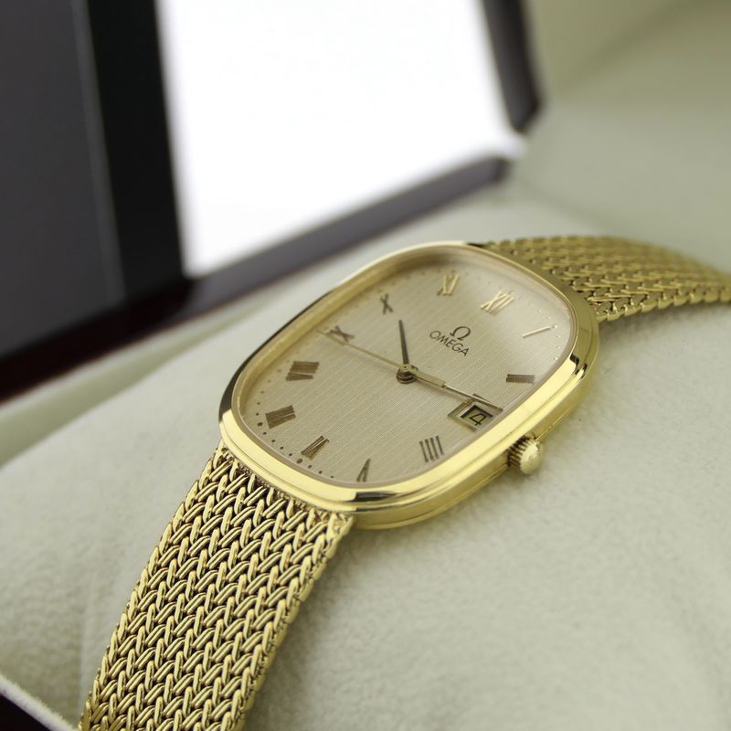 Image 18 of Omega 'Ellipse'; 18-carat gold men's watch
