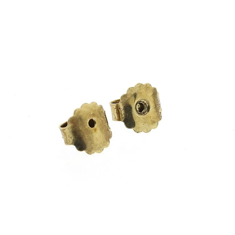 Image 4 of Two-tone gold stud earrings