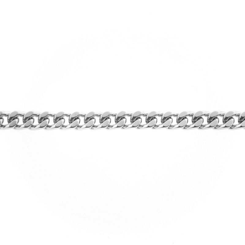 Image 5 of Silver gourmet link necklace | 47 cm