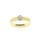 Image 4 of 18K Gold ring with diamond | 0.15 ct.