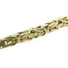 Image 6 of Gold square king link necklace