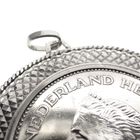 Image 4 of Silver pendant with a 10 guilder coin; Juliana 1970