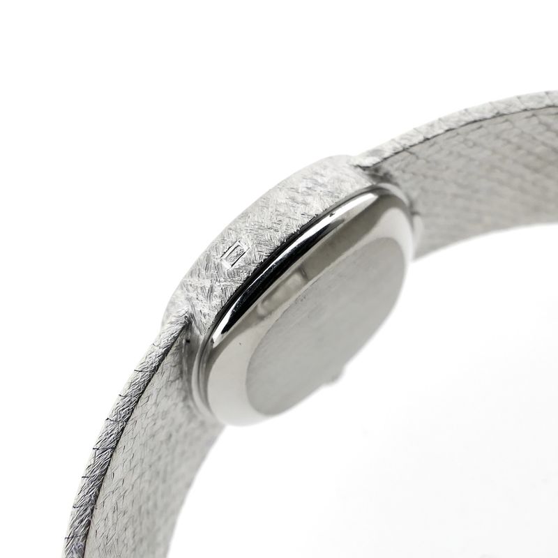 Image 7 of Patek Philippe Ellipse 3370/1; Vintage 18k. witgouden dames horloge