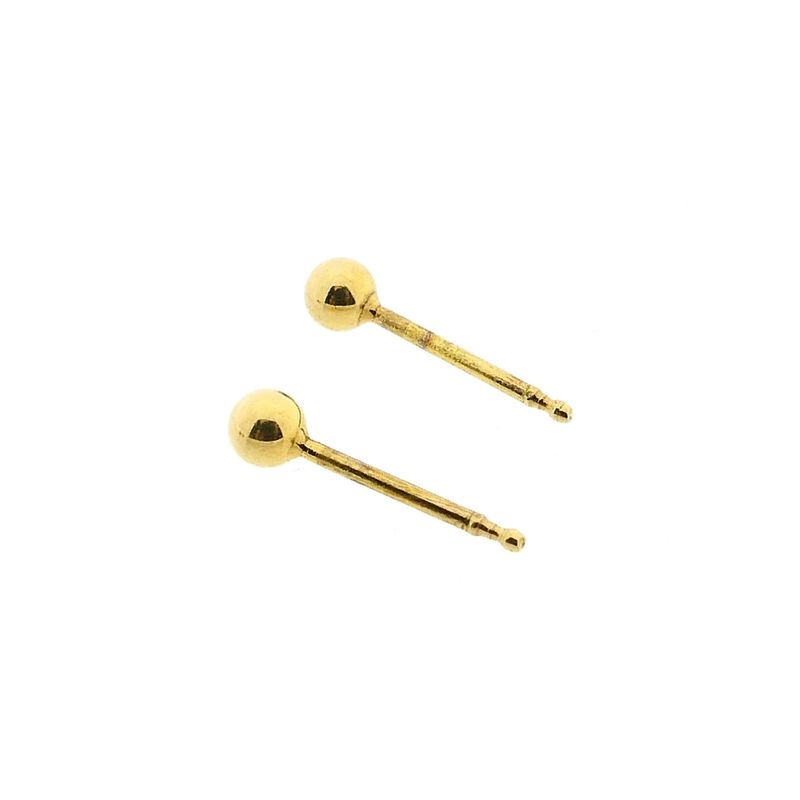 Image 7 of 18 Krt. Vintage Gold Stud Earrings