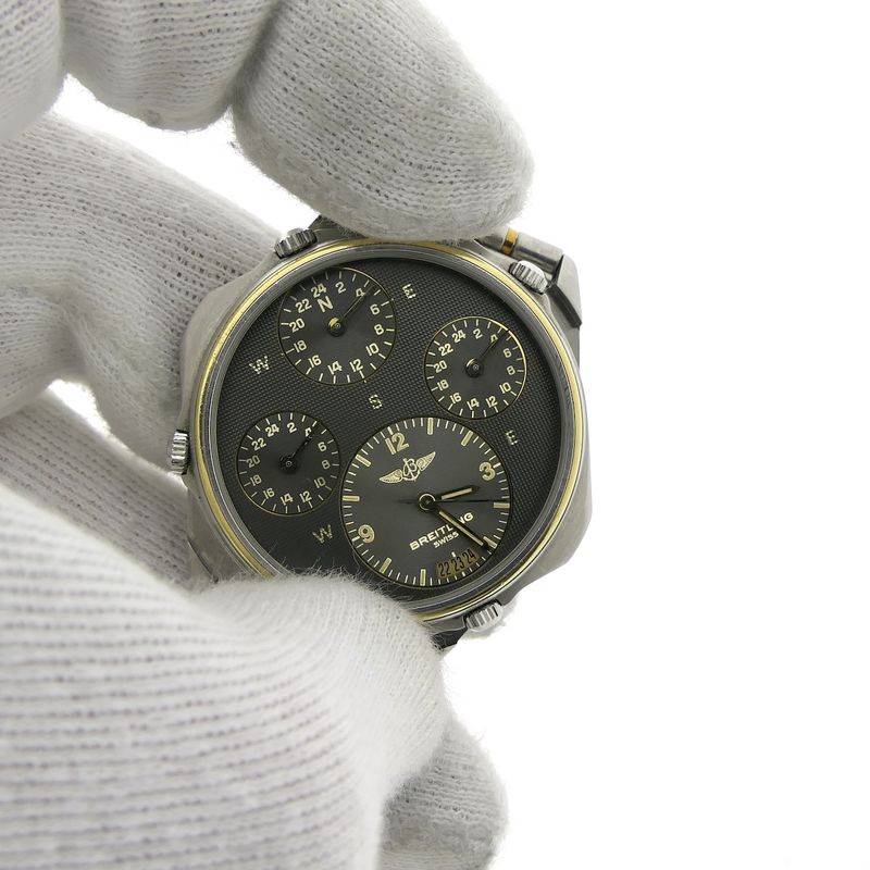 Image 13 of Breitling World 80840; Vintage men's pilot watch