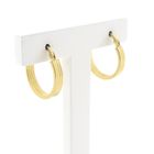 Image 3 of Gold earrings | Ø 18.0 mm