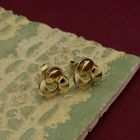 Image 10 of Gold stud earrings knot