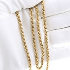 Image 9 of 18K Gold Twisted Link Chain | 51cm