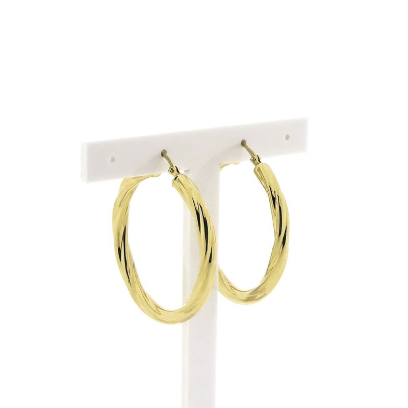 Image 3 of Gold spiral earrings