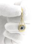 Image 12 of Vintage gold pendant with hematite