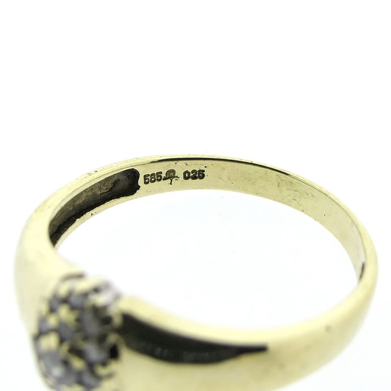 Image 6 of Gold ring with diamond | 0.25 ct.