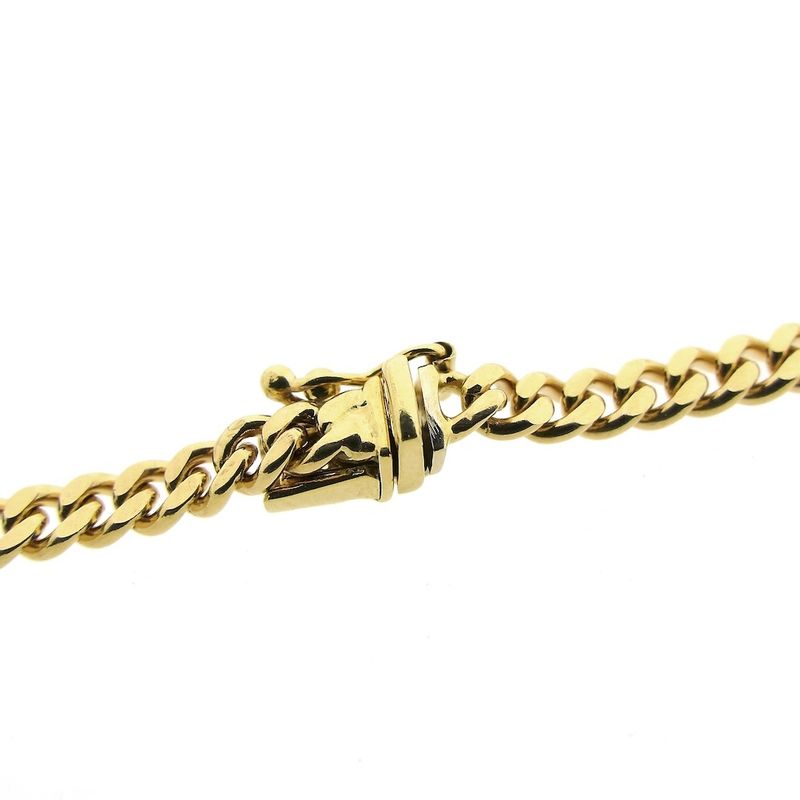 Image 5 of Sturdy gold gourmet link chain | 56 cm