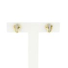 Image 1 of Two-tone gold stud earrings
