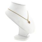 Image 6 of Gold pendant in the shape of a heart with diamonds; 0.49 ct.