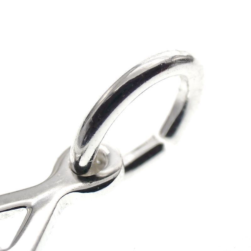 Image 3 of Silver charm; Star of David