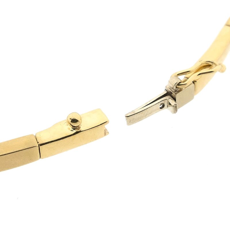 Image 6 of Gold bar link bracelet