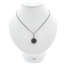 Image 3 of White gold pendant with sapphire