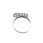 Image 5 of Silver Ring with Pink Zirconia