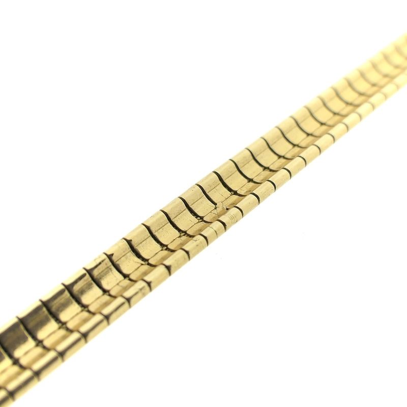 Image 9 of Gold Omega link bracelet | 18.5 cm