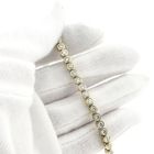 Image 6 of Gold tennis bracelet with diamonds; 5.60 ct.