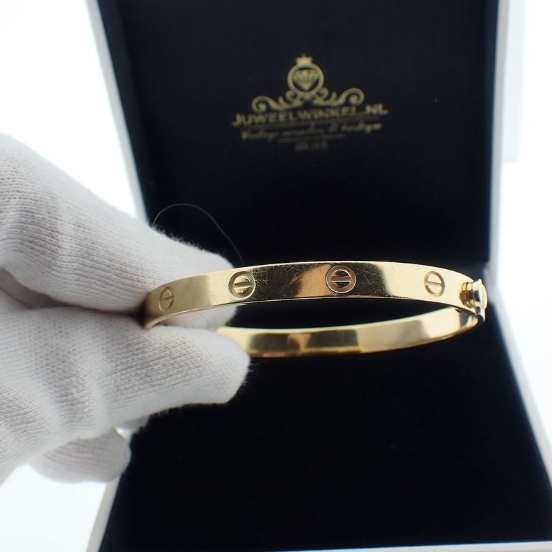 Image 6 of Gold slave bracelet | Ø 59mm