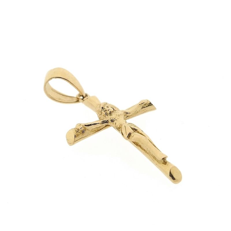 Image 4 of Gold pendant of a cross with corpus