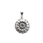 Image 1 of Silver pendant of a flower