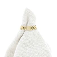 Golden Bismarck link ring