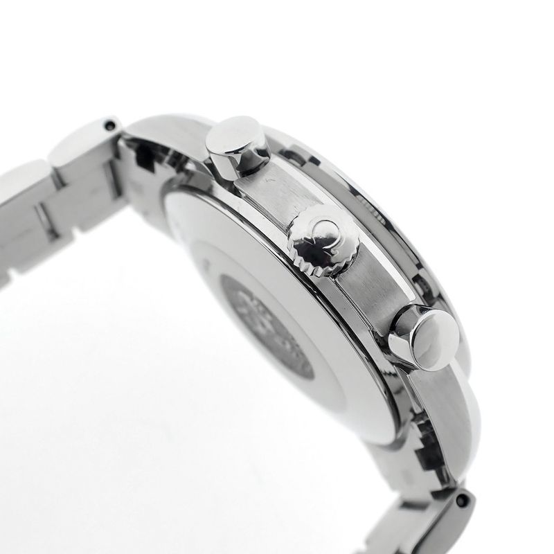 Image 5 of Omega Speedmaster Reduced; Chronograph watch with mother-of-pearl dial