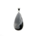 Image 1 of Silver pendant with agate