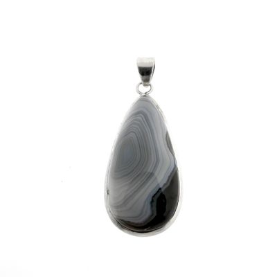 Silver pendant with agate Image 1 of Silver pendant with agate