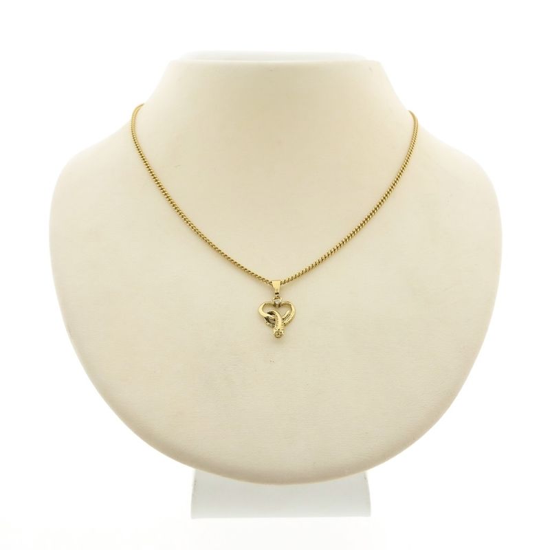 Image 3 of Gold pendant with zirconia