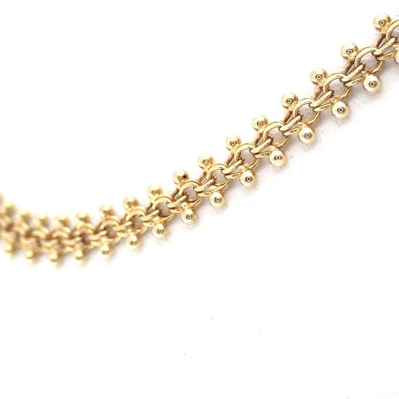 Image 2 of Golden fantasy link necklace | 47 cm