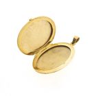 Image 4 of Vintage gold floral locket pendant