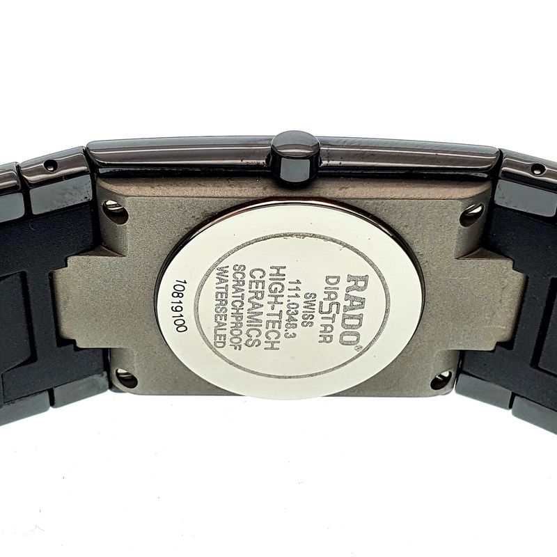 Image 7 of Rado Diastar Ceramic; Unisex watch with diamond