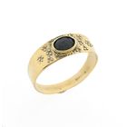 Image 1 of Gold ring with garnet stones | Vintage
