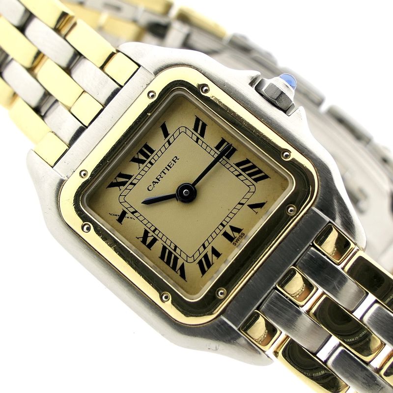 Image 10 of Cartier Panthère; Gold/steel ladies' watch