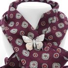 Image 8 of Silver brooch of a butterfly