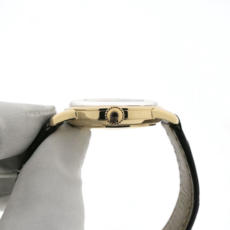 Image 5 of Longines Conquest Heritage L1.611.6; Automatic 18k gold men's watch