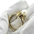 Image 3 of Gold cocktail ring with pearl