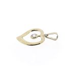 Image 5 of Gold pendant of a heart with zirconia