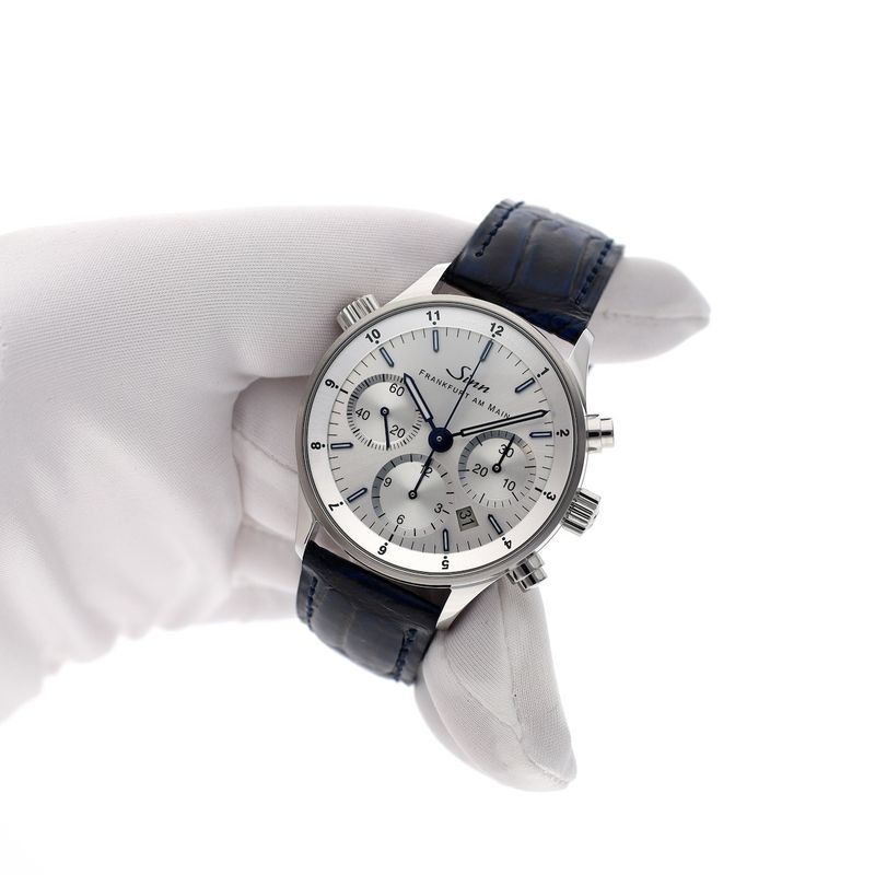 Image 2 of Sinn Finanzplatzuhr 6000.010 Limited 250 pcs.; Automatic chronograph watch