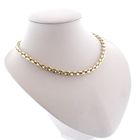 Image 1 of Two-tone gold link necklace