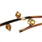 Image 3 of Golden fantasy brooch with citrine