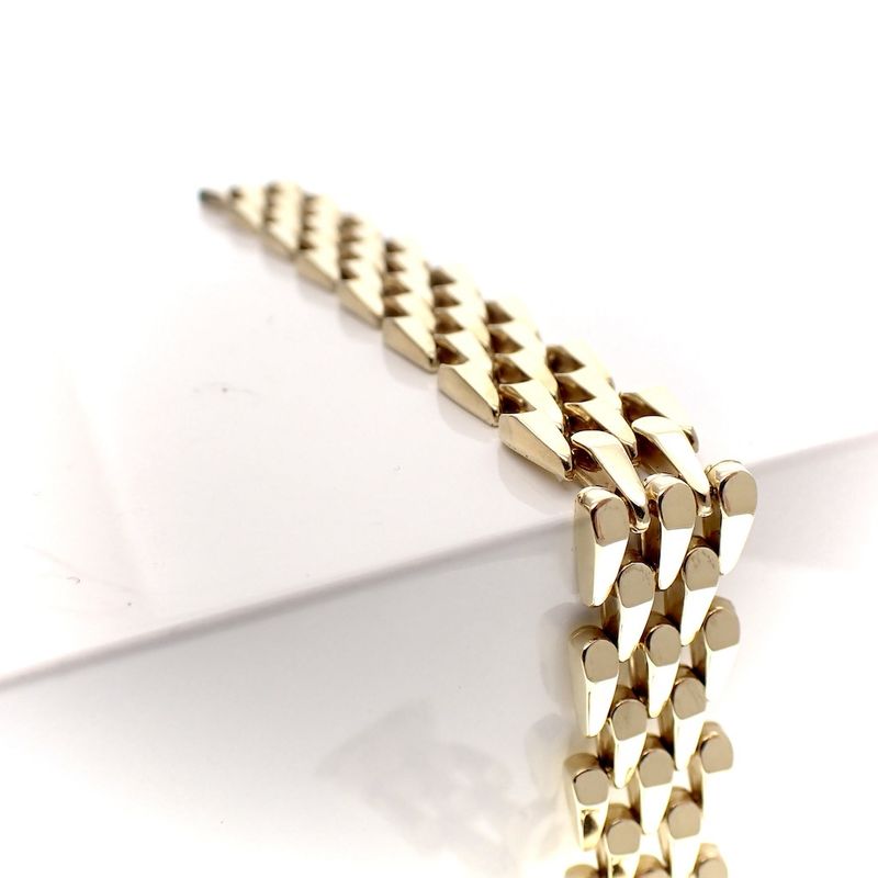Image 2 of Vintage gold men's bracelet | 20.5 cm