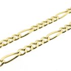 Image 4 of Gold Figaro link bracelet for children | 14 cm